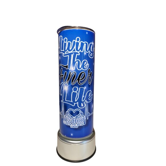20 Oz Zeta Phi Beta Drink Tumbler - Picture 2 of 6